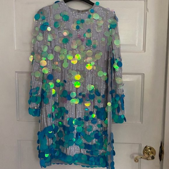 ASOS EDITION Sequin Shift Dress - Picture 2 of 7